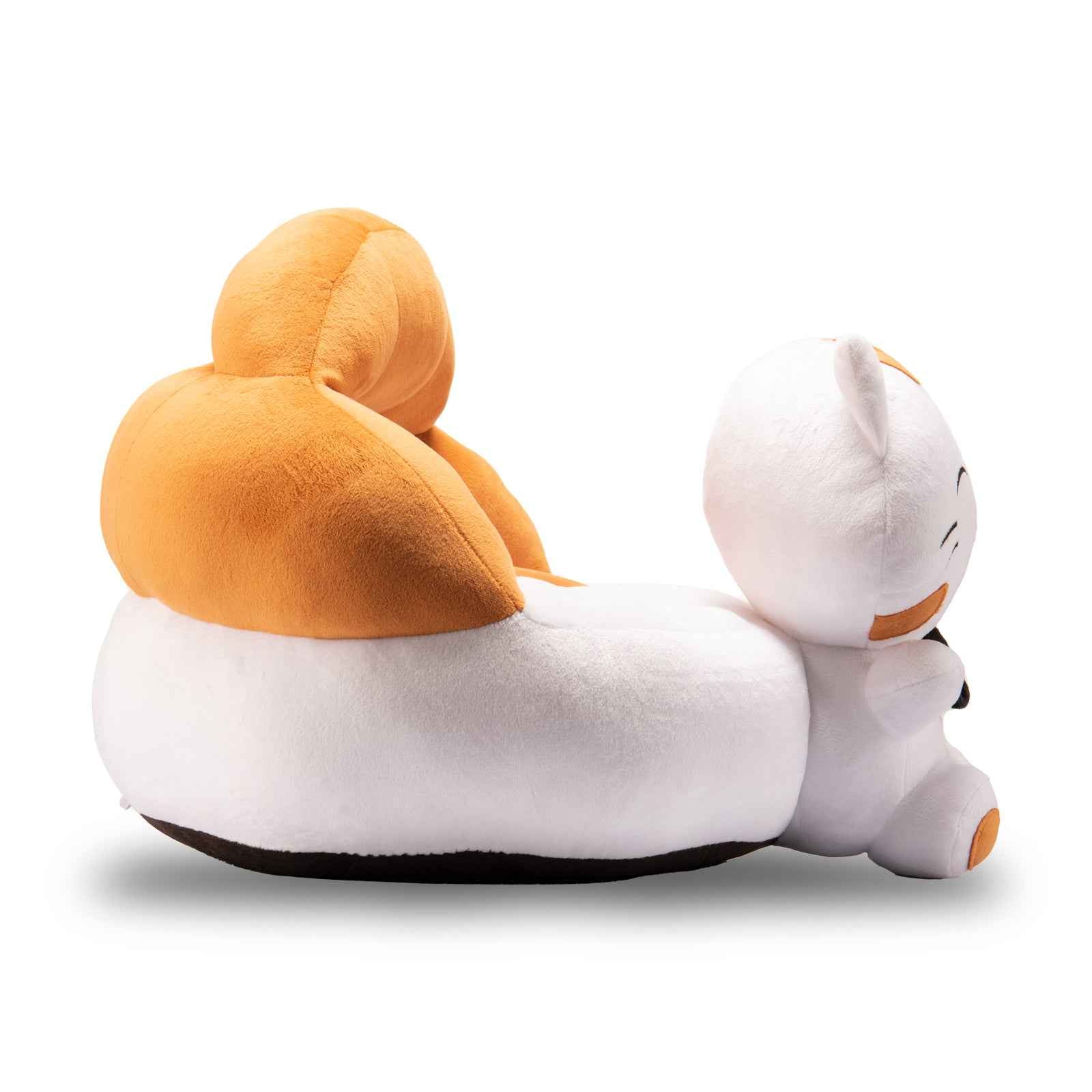 Cat Seater White Brown 55cm view 2