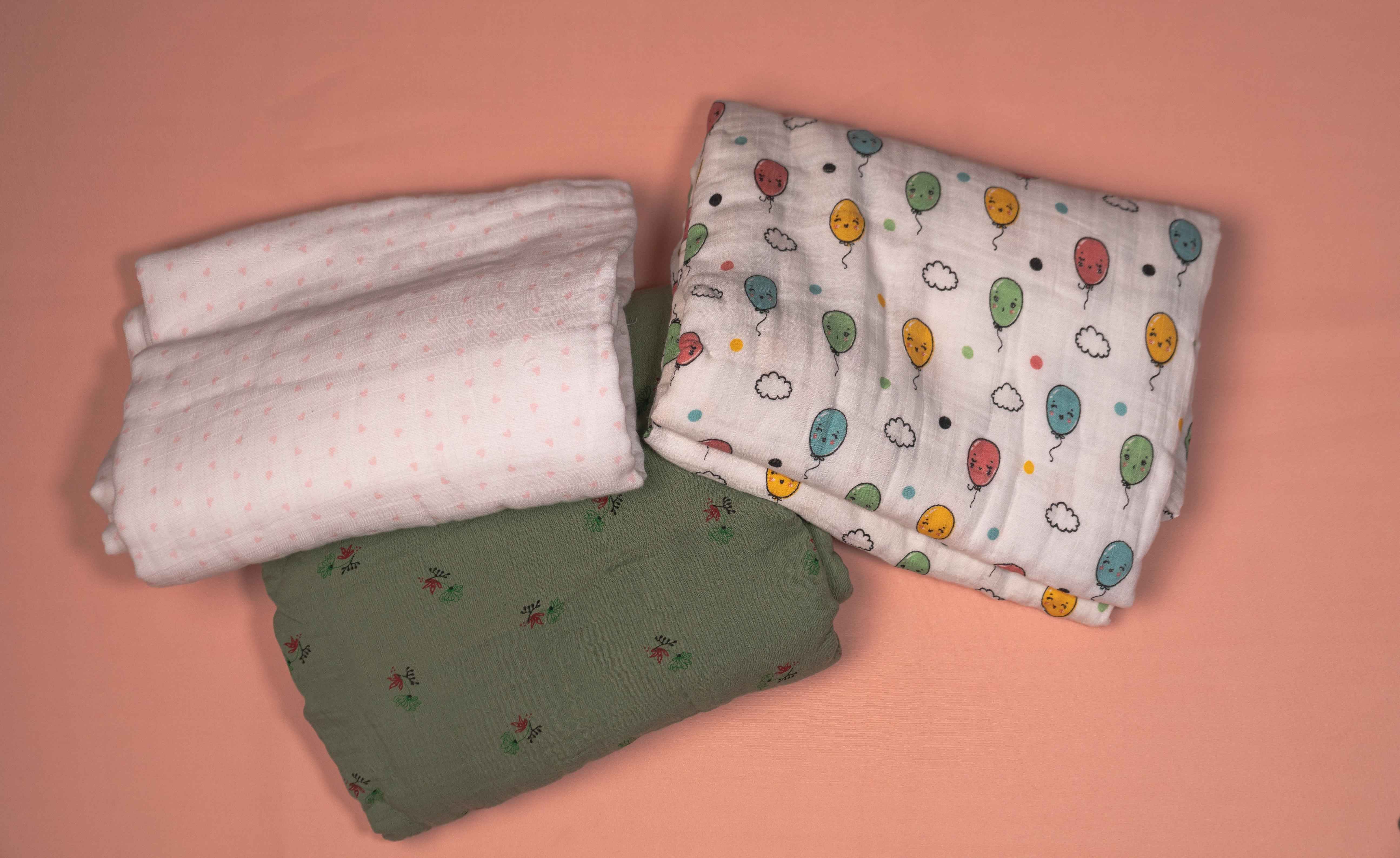 Baby Muslin Swaddle view 3