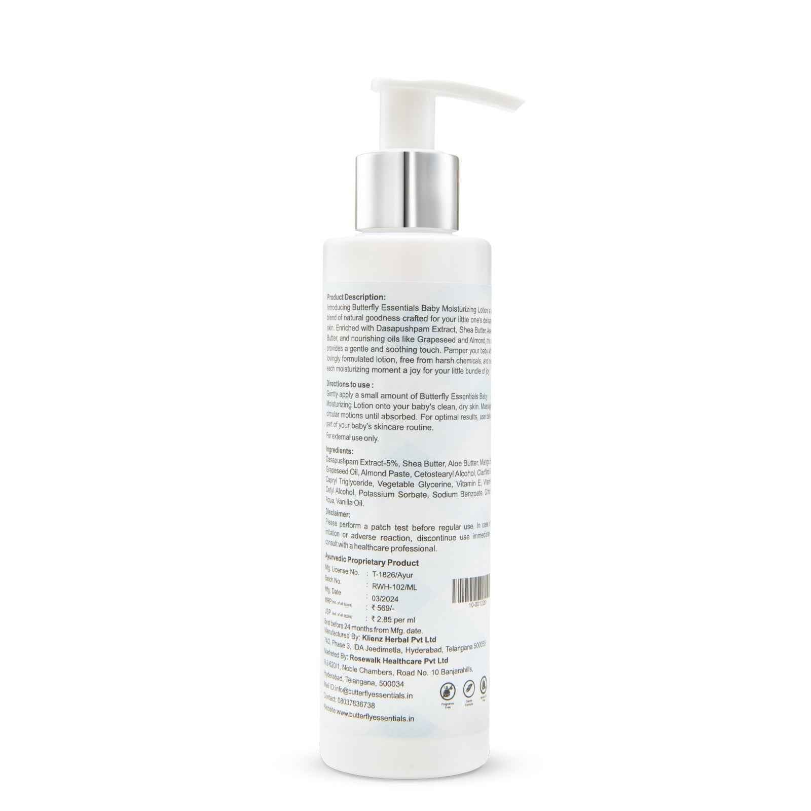 Baby Moisturizing Lotion for Soft and Hydrated Skin - Gentle Hydration for Sensitive Skin thumbnail 4