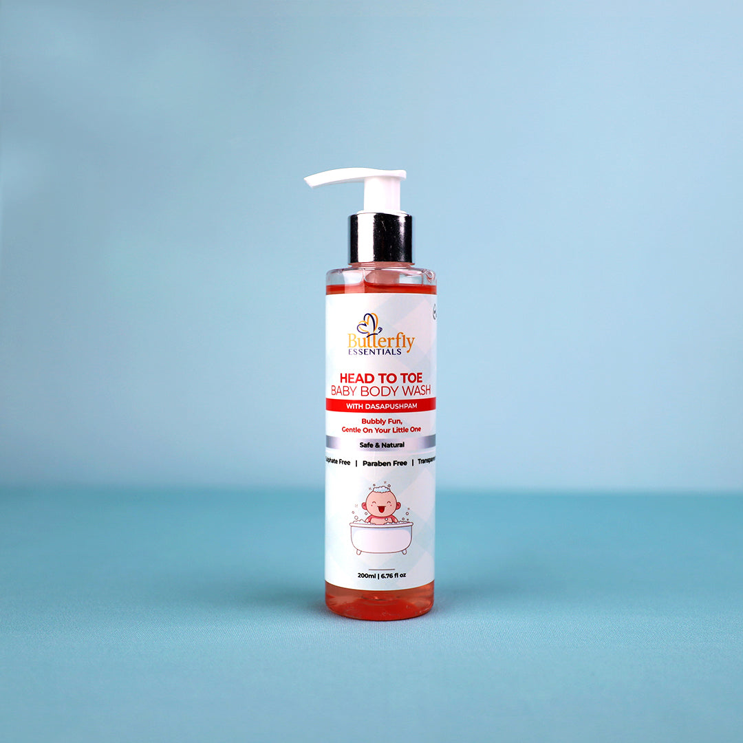 Head to Toe Baby Body Wash Dasapushpam - Gentle and Nourishing Baby Body Wash