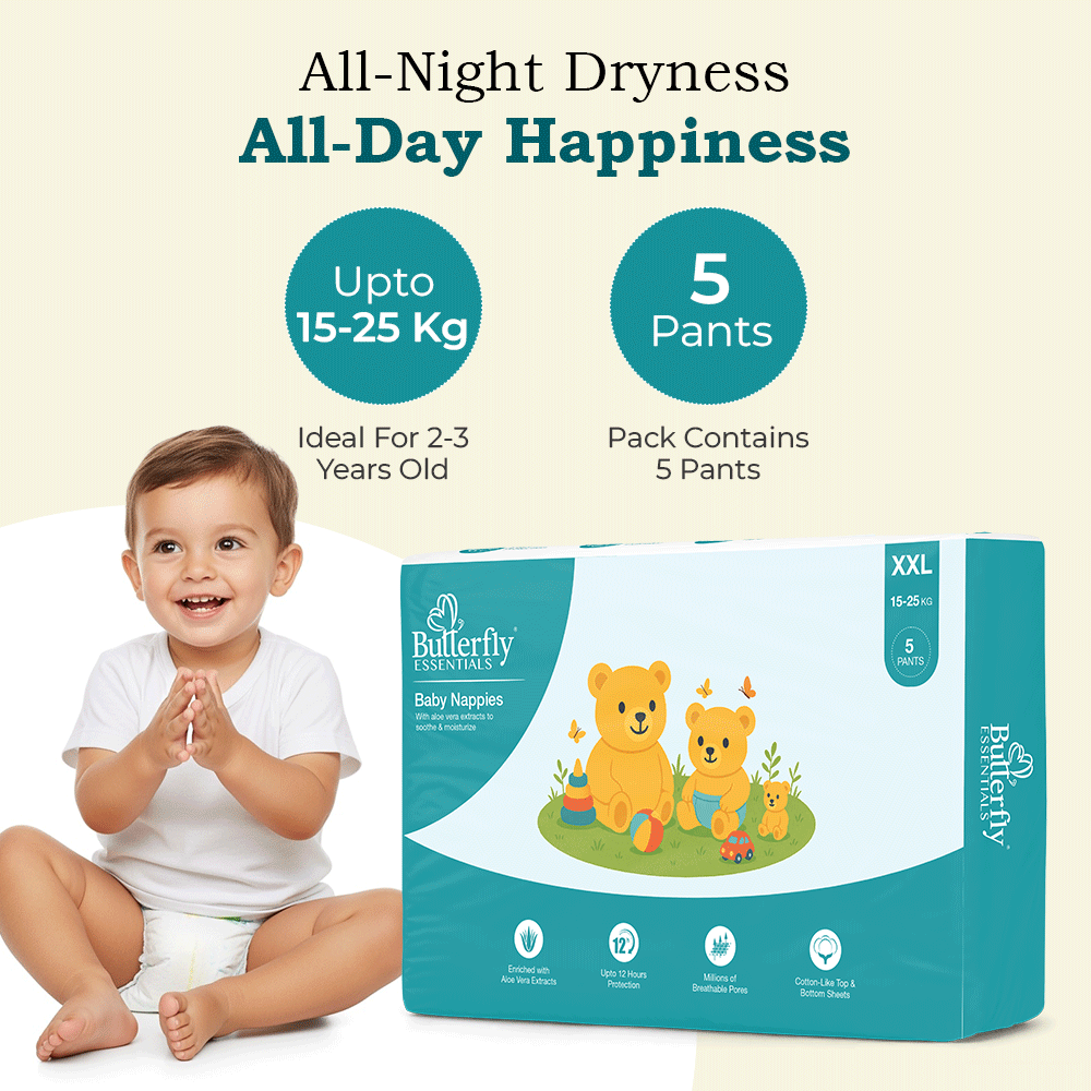 Baby Diapers – All-Day Dryness and Aloe Vera Care - XXL thumbnail 4
